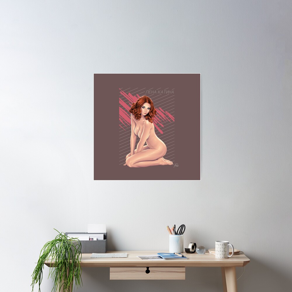 Елена Катина nude  Poster for Sale by Aaron Page | Redbubble