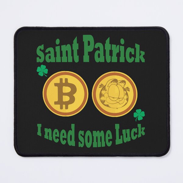 Item preview, Cat Saint Patrick i need some luck designed and sold by Wuxya.