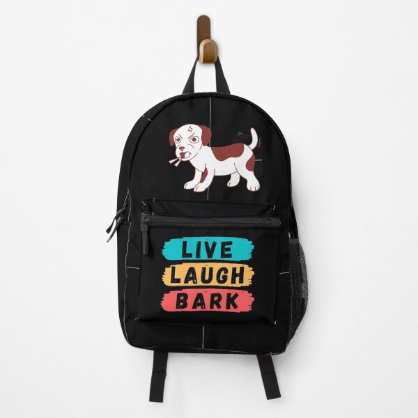 Item preview, Live Laugh Bark - Colorful Retro Typography | Sarcastic Memes designed and sold by Delandor.