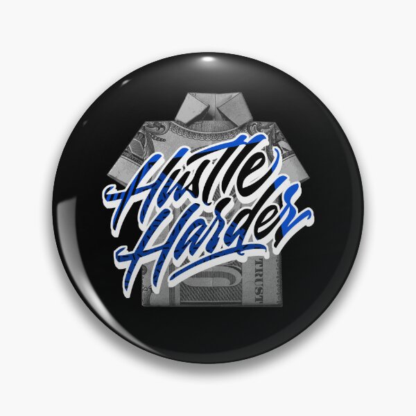 Item preview, Hustle Harder Racer Blue 5 designed and sold by concordbred.