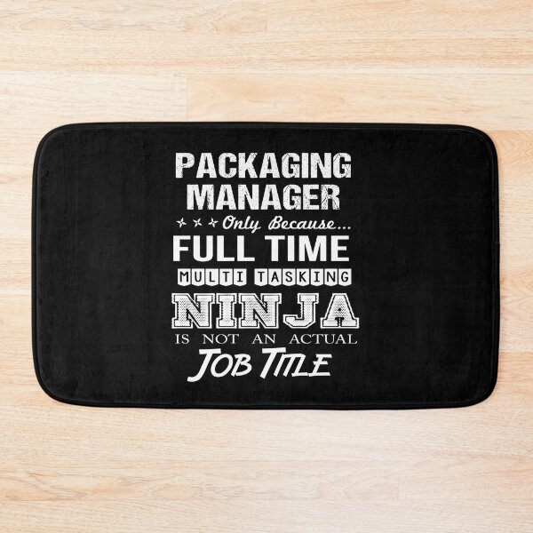 Item preview, Packaging Manager T Shirt - Ninja Job Gift Item Tee designed and sold by ritterdick.