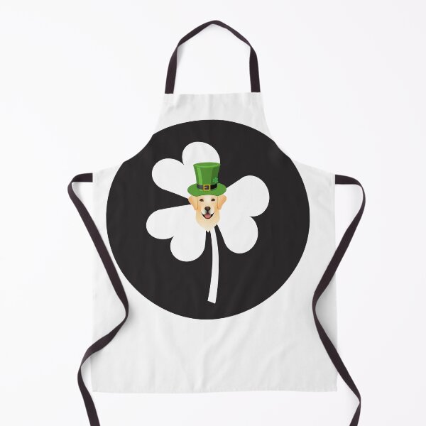 Item preview, St patricks Lab - Irish shamrock canine - four leaf clover - golden labrador gift designed and sold by Doggymadness.