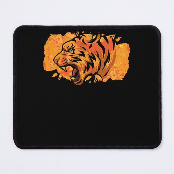 Item preview, Heated Tiger Head Abstract Colorful Tiger Artwork designed and sold by Dressed For  Duty.