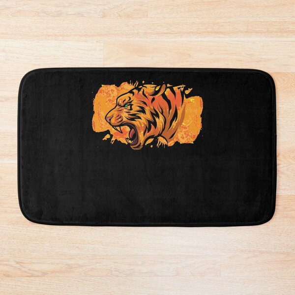 Item preview, Heated Tiger Head Abstract Colorful Tiger Artwork designed and sold by Dressed For  Duty.