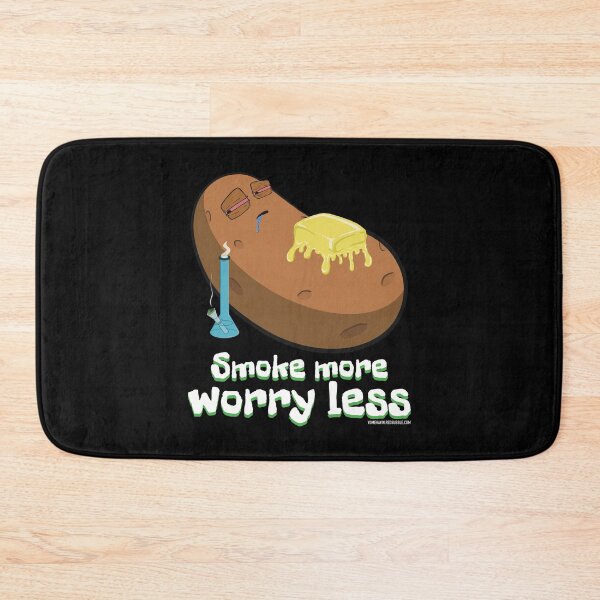 Item preview, Stoned baked potato cartoon-smoke more worry less designed and sold by YomeHayin.