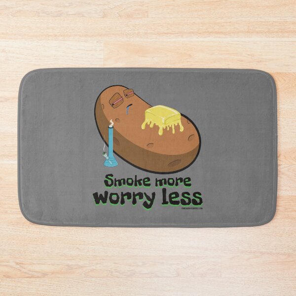 Item preview, Stoned baked potato cartoon-smoke more worry less designed and sold by YomeHayin.