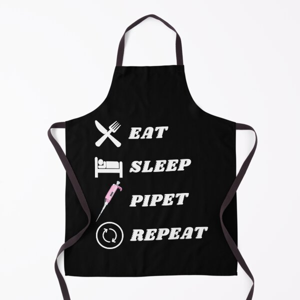 Item preview, Eat, sleep, pipet, repeat. Funny science design for people working in a laboratory, pink pipet designed and sold by Lady-Frost.
