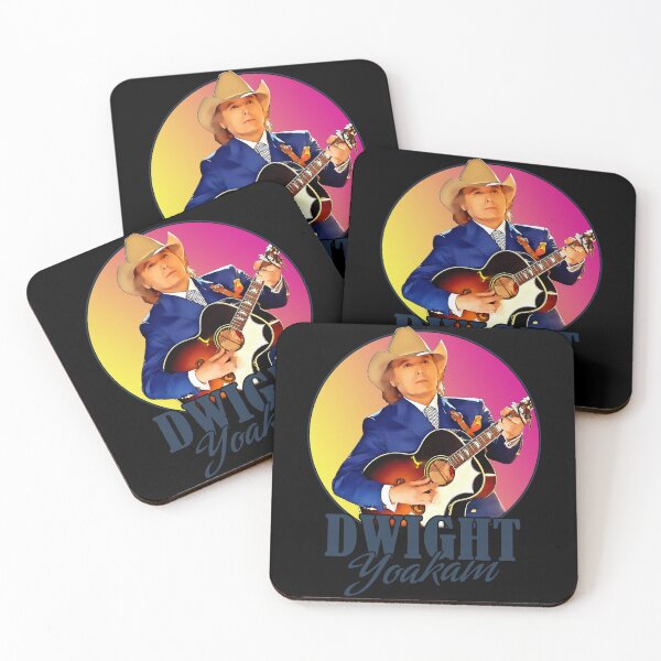 Item preview, Retro Dwight Yoakam Portrait Sunset designed and sold by RetroOutlaw.
