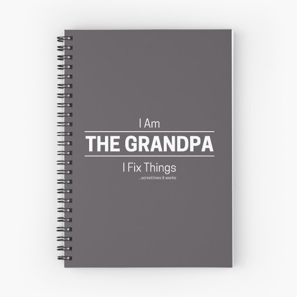 Item preview, Funny DIY Grandfather Quote Saying, I Am The Grandpa, I Fix Things, White Text designed and sold by hjsmith.