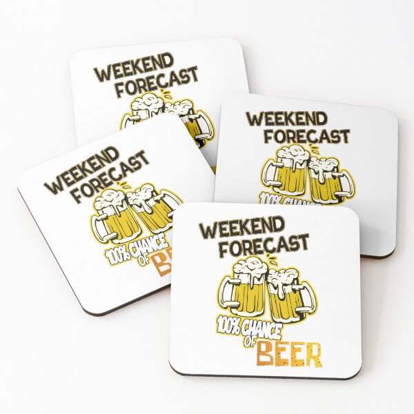 Item preview, Weekend Forecast - 100% Chance of BEER designed and sold by LordAudes.