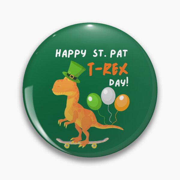 Item preview, Happy St. PAT T-REX Day- Funny Dinosaur designed and sold by BronikowskiART.