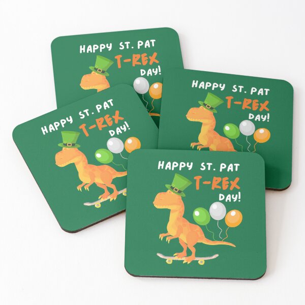 Item preview, Happy St. PAT T-REX Day- Funny Dinosaur designed and sold by BronikowskiART.