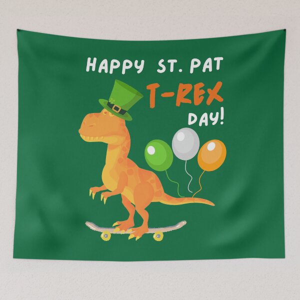 Item preview, Happy St. PAT T-REX Day- Funny Dinosaur designed and sold by BronikowskiART.