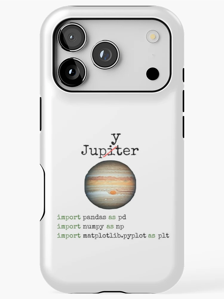 Thumbnail 1 of 4, iPhone Case, Data science; Python programming; numpy, pandas, matplotlib, jupyter designed and sold by Hitokami.