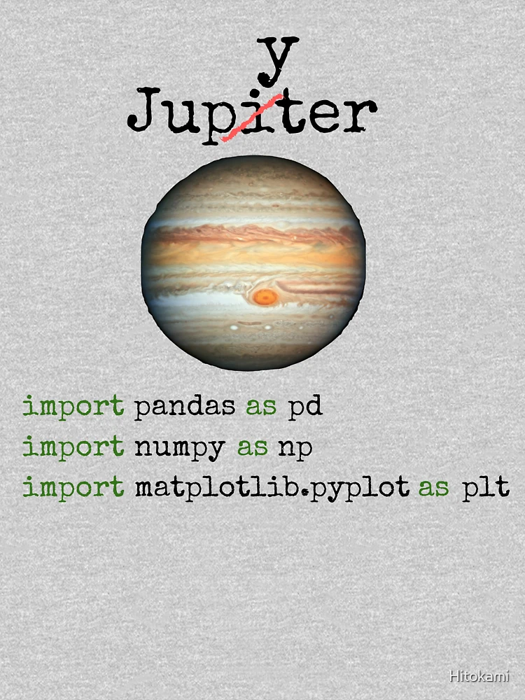Thumbnail 6 of 6, Pullover Hoodie, Data science; Python programming; numpy, pandas, matplotlib, jupyter designed and sold by Hitokami.