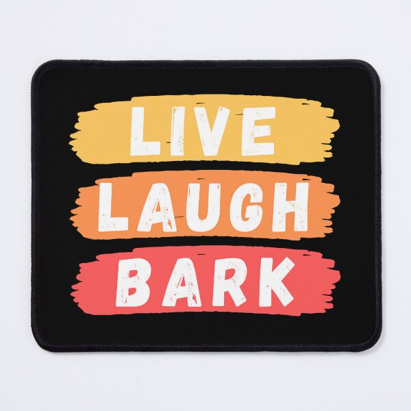 Item preview, Live Laugh Bark - Colorful Retro Typography | Sarcastic Meme designed and sold by Delandor.