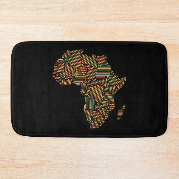 Item preview, Love Africa African Print Stick Pattern Map designed and sold by d247.