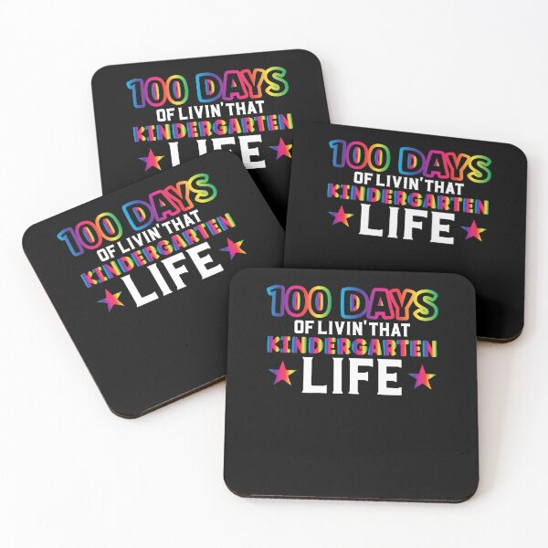 Item preview, 100 Days Of Livin' That Kindergarten Life 100th Day School designed and sold by Dressed For  Duty.