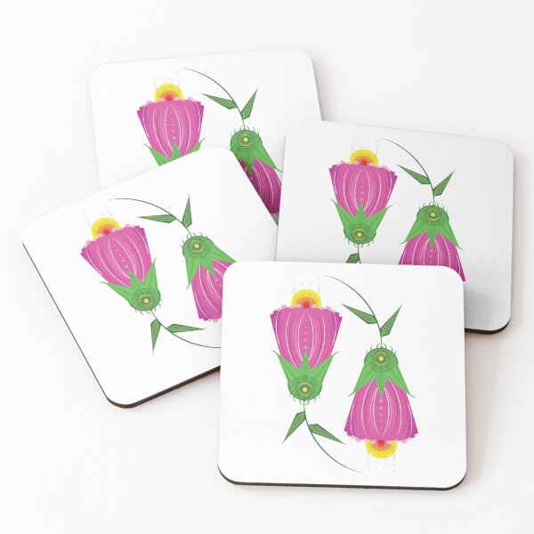 Item preview, Pink Bell Flowers designed and sold by Elisa Yinh Creative.