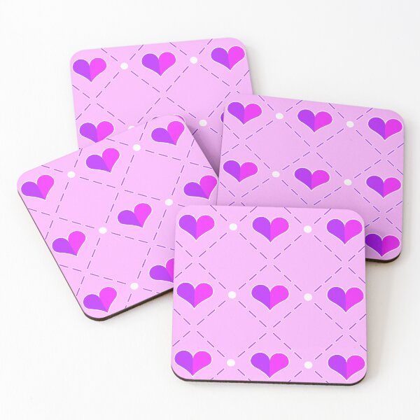 Item preview, Purple Heart Stripes Pattern designed and sold by With Love, InspireMari.