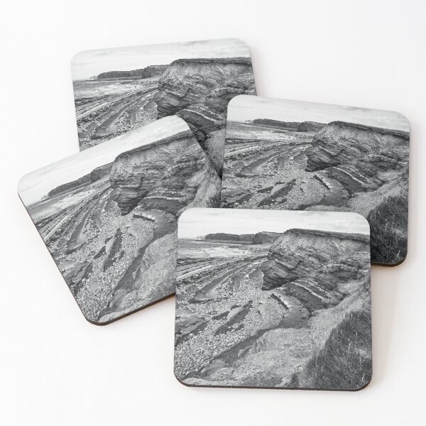Item preview, Kilve Beach Somerset England Monochrome designed and sold by MaclarenPhoto.