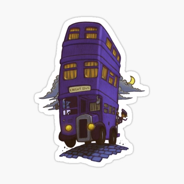 Magic Transport Knight Bus Sticker