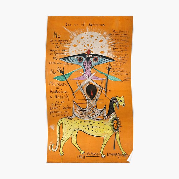 Artwork By Leonora Carrington Poster For Sale By Buzztop Redbubble