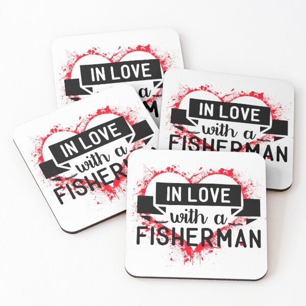 Item preview, IN LOVE with a Fisherman Cool Wife Girlfriend Design designed and sold by LJ4EVER.
