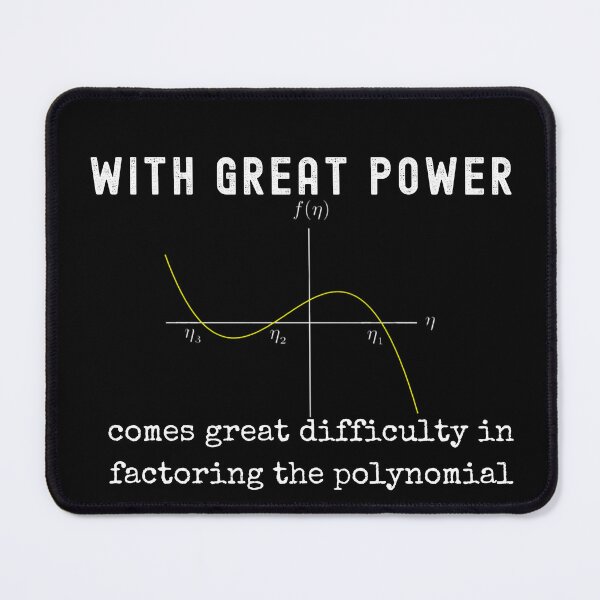 Item preview, Stats joke for maths nerd; Factoring the polynomial designed and sold by Hitokami.