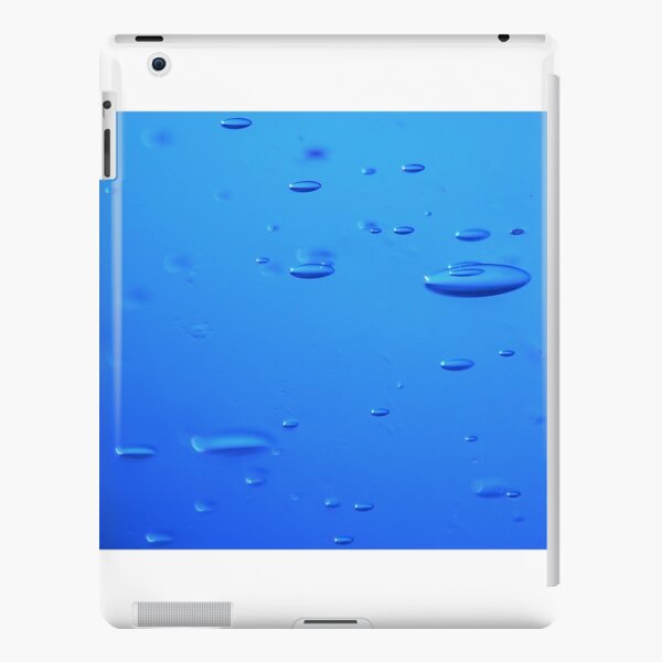 blue bubble Coque rigide iPad