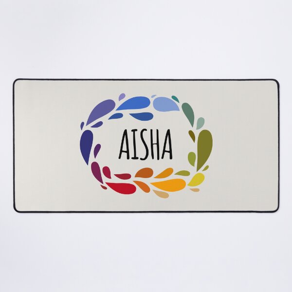 Item preview, Aisha Name Cute Colorful Gift Named Aisha designed and sold by kindxinn.