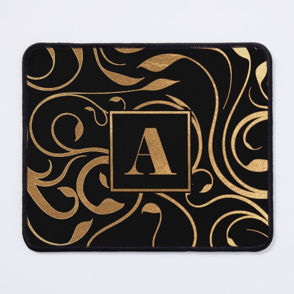 Item preview, Golden floral letter A  designed and sold by andiB.