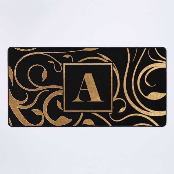 Item preview, Golden floral letter A  designed and sold by andiB.