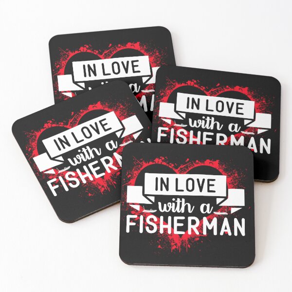 Item preview, IN LOVE with a Fisherman Cool Wife Girlfriend Design designed and sold by LJ4EVER.