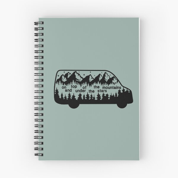 Item preview, On top of the Mountains and Under the Stars - #vanlife - Camper van designed and sold by ArtbyPau.