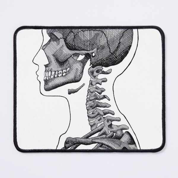 Item preview, Detailed Black and White Human Skeleton - White Background designed and sold by Mallory Harrington.