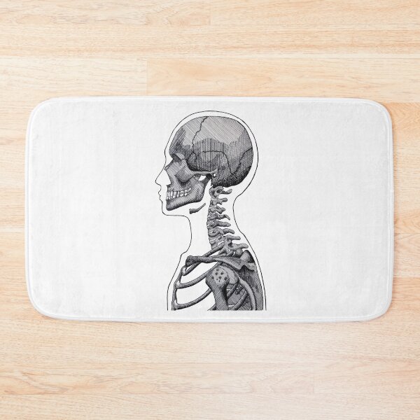 Item preview, Detailed Black and White Human Skeleton - White Background designed and sold by Mallory Harrington.