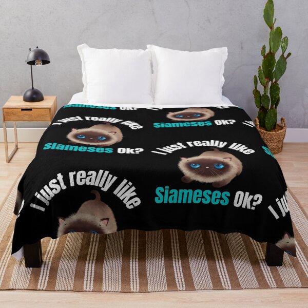 Item preview, I Just Really Like Siamese Cats, Ok? Siameses Lovers Humor designed and sold by Africrafts.