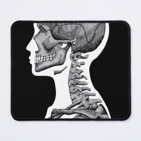 Item preview, Detailed Black and White Human Skeleton - Black Background designed and sold by Mallory Harrington.