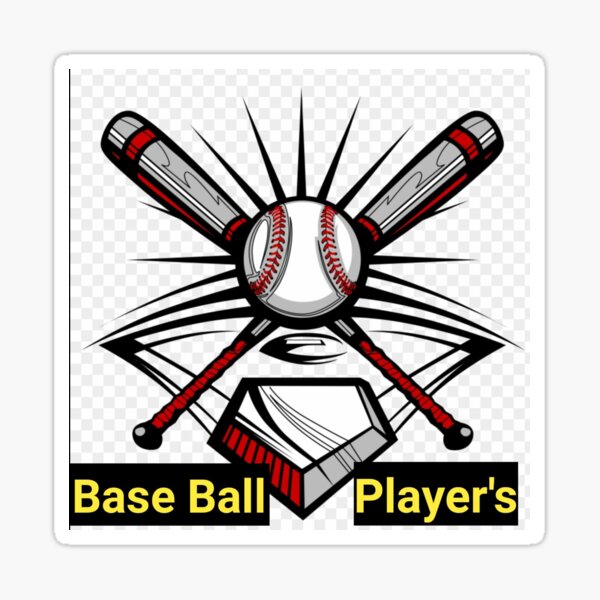 Base Ball Players Sticker