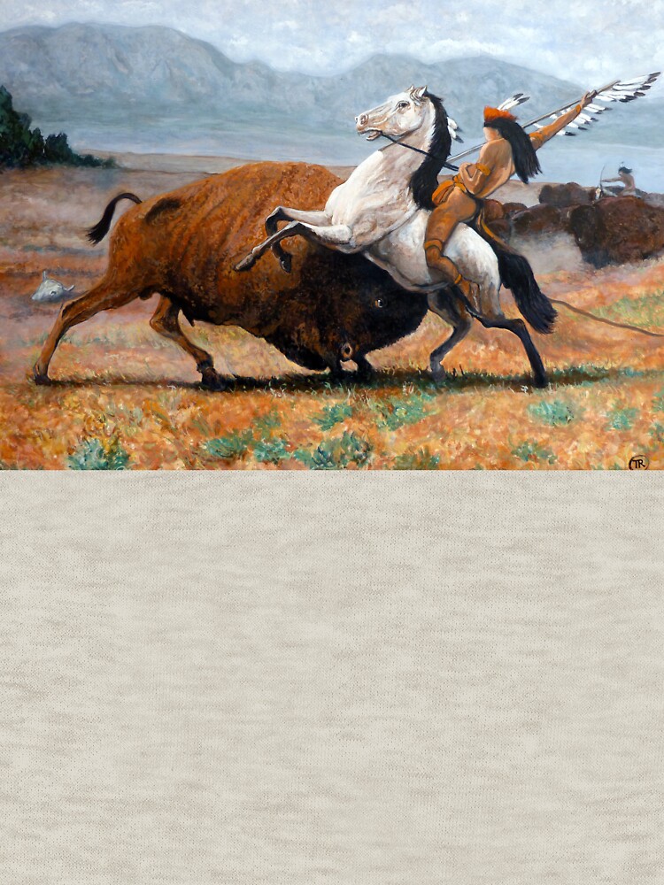 Buffalo Hunt by donnaroderick