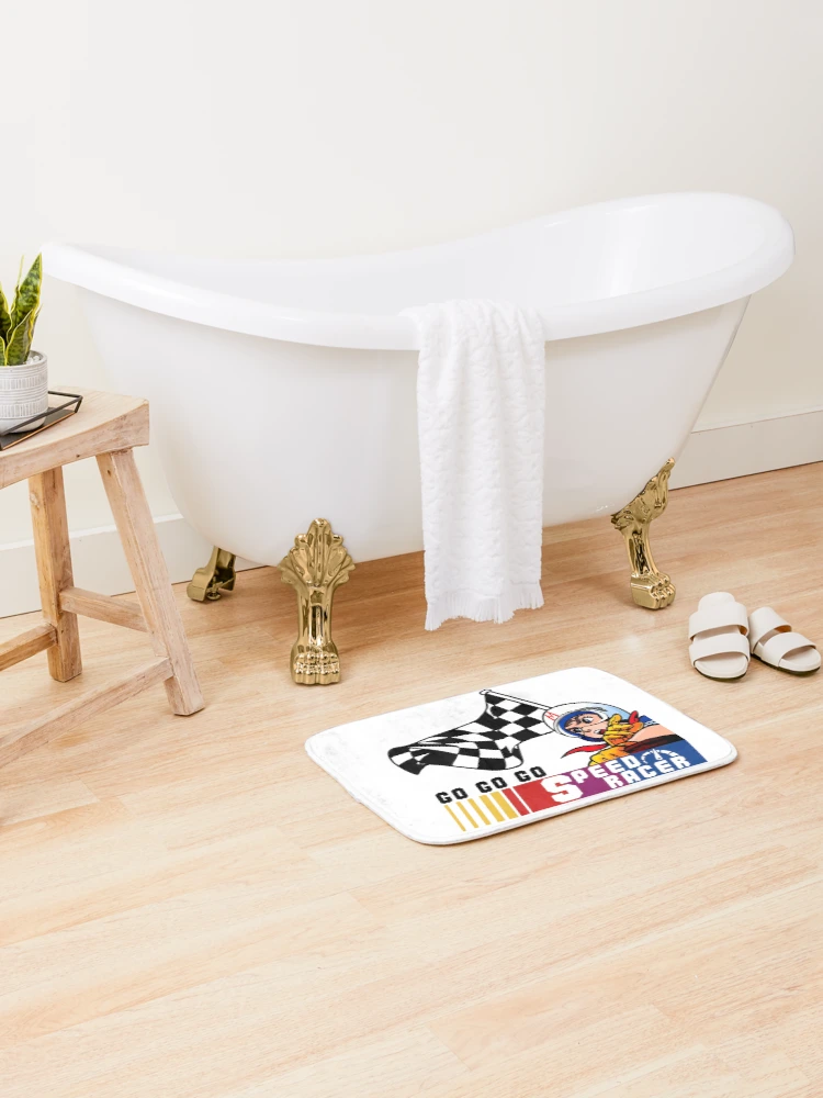 Thumbnail 2 of 6, Bath Mat, Speed Racer designed and sold by Sakuga Drip.