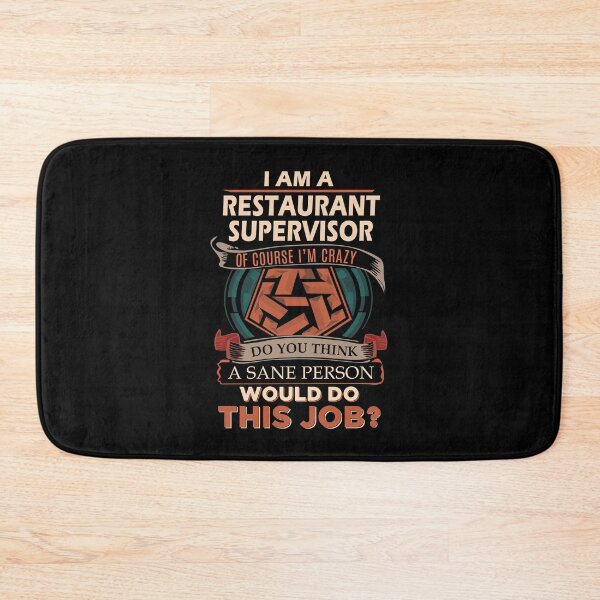 Item preview, Restaurant Supervisor T Shirt - Sane Person Job Gift Item Tee designed and sold by vonnie38uo.