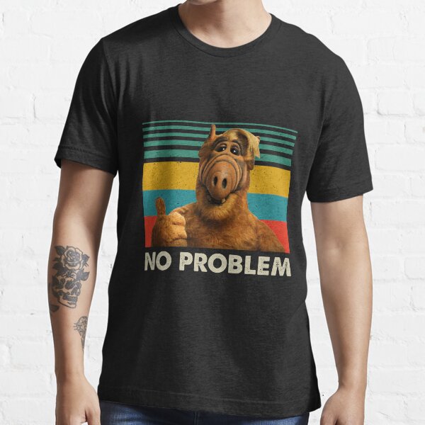 Retro divertido alf no hay problema Camiseta esencial