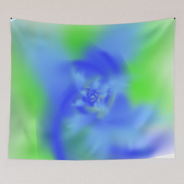 Item preview, Blue and green pale flower designed and sold by Bigrow.