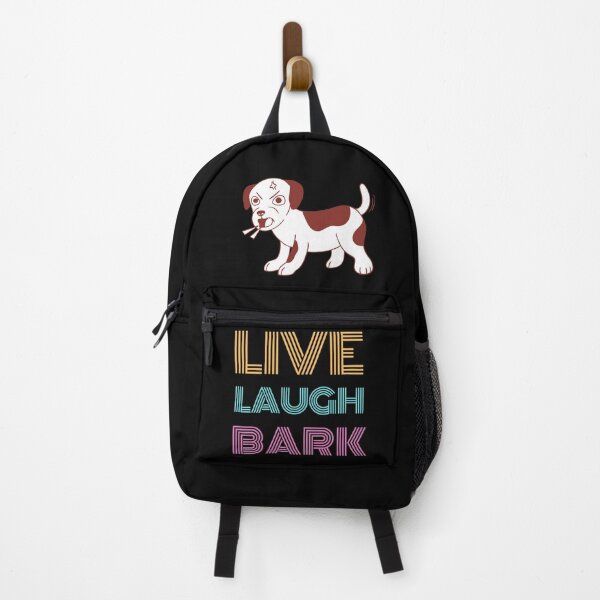 Item preview, Live Laugh Bark - Colorful Retro Typography | Funny Sarcastic Memes designed and sold by Delandor.
