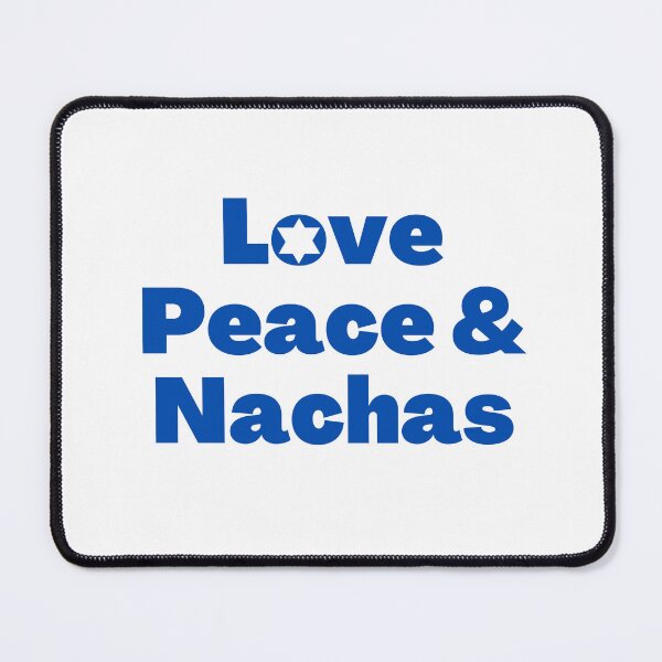Item preview, Love Peace & Nachas Blue designed and sold by NJGDesigns.