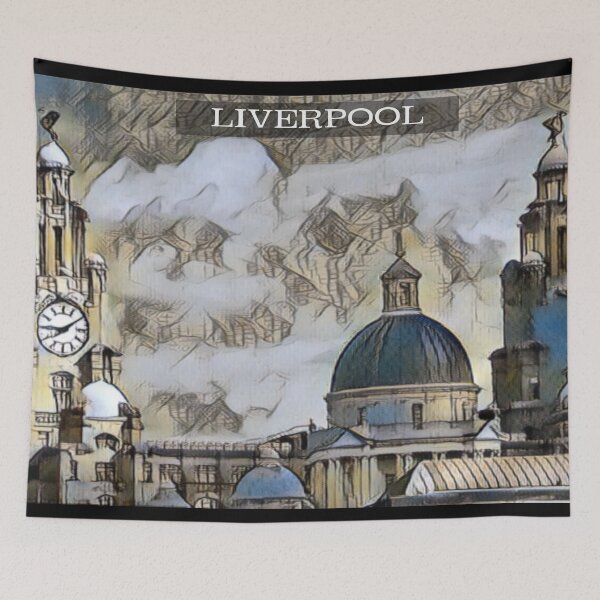 Item preview, "Liverpool One" art on video frame designed and sold by TeaMugPhrases.