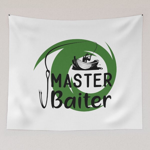 Item preview, Master Baiter Cool Fisherman Design designed and sold by LJ4EVER.