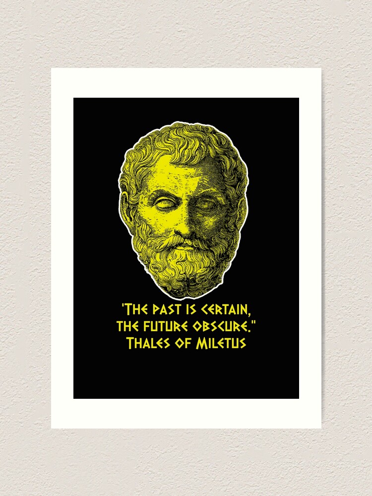 Thales of Miletus (624–548 BC) was a mathematician, astronomer and